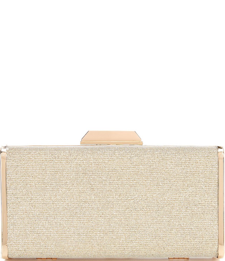Kate Landry Satin Buckle Clutch Bag
