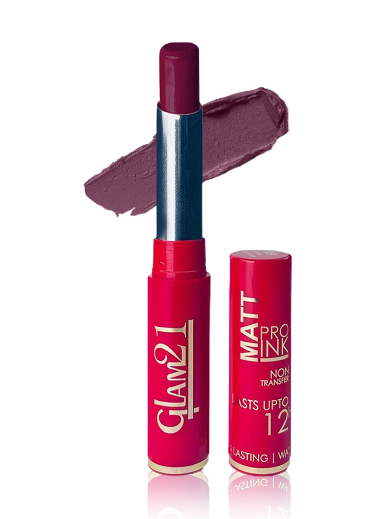 Glam21 Matt Pro Ink Non Transfer Lipstick 13 Plum Power - 3 gm