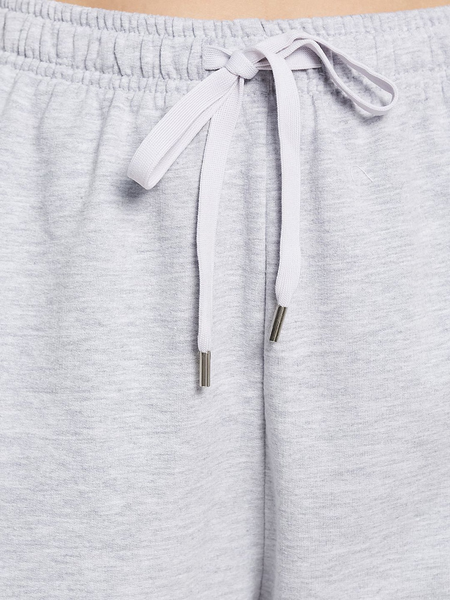 METTLE Grey Cotton Printed Shorts