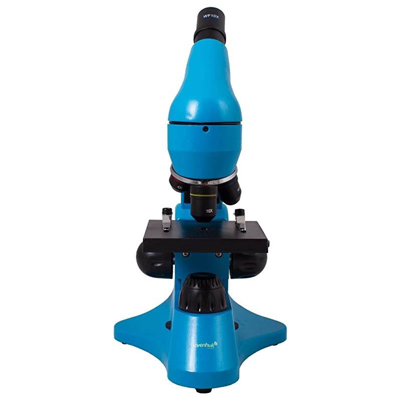 Rainbow 50L Azure Lightweight Student Microscope (40-800x) with Experiment Kit and Storage Case