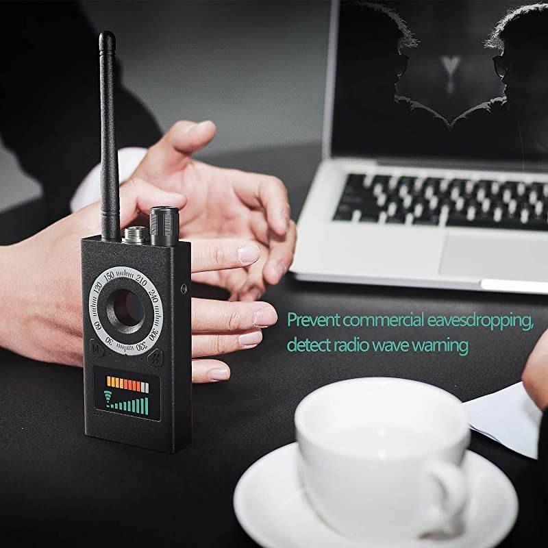 Camera DetectorsAnti Spy RF Detector Wireless Bug Finder GPS Tracker GSM Listening Device Laser Lens Magnetic Field Detectors with 3 Detection Modes