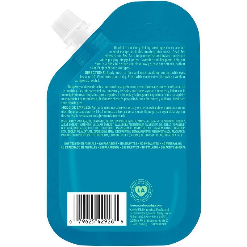 Freeman Dead Sea Minerals Clay Mask - 1.18 fl oz
