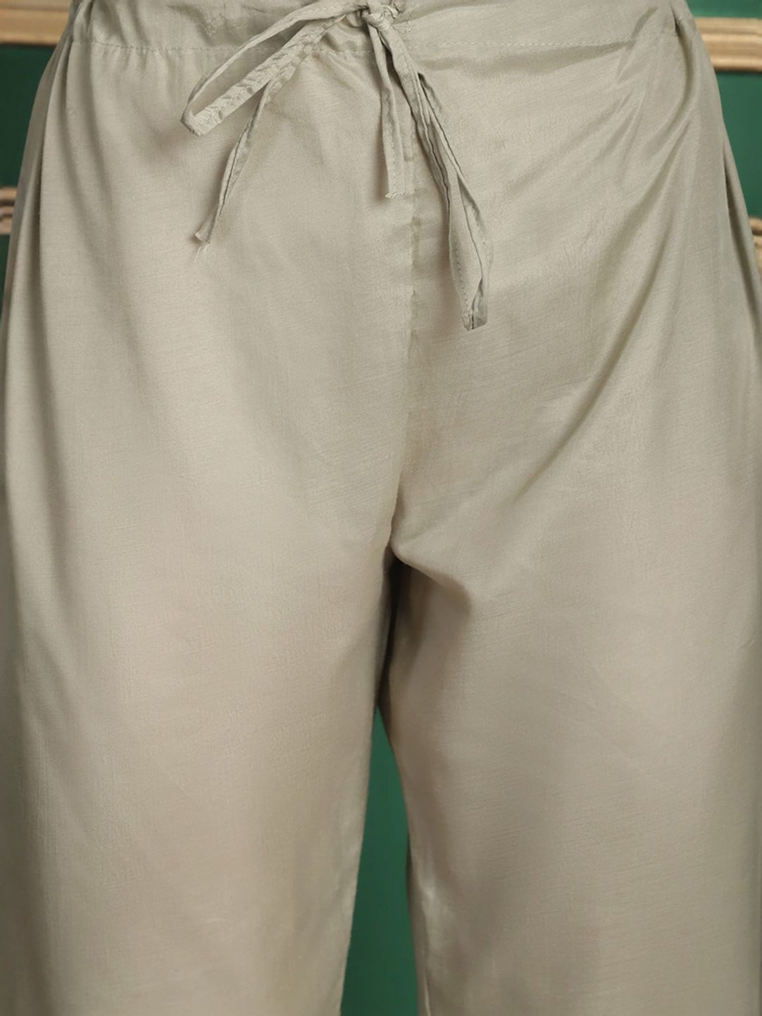 Stylee LIFESTYLE Olive Green Embroidered Unstitched Dress Material