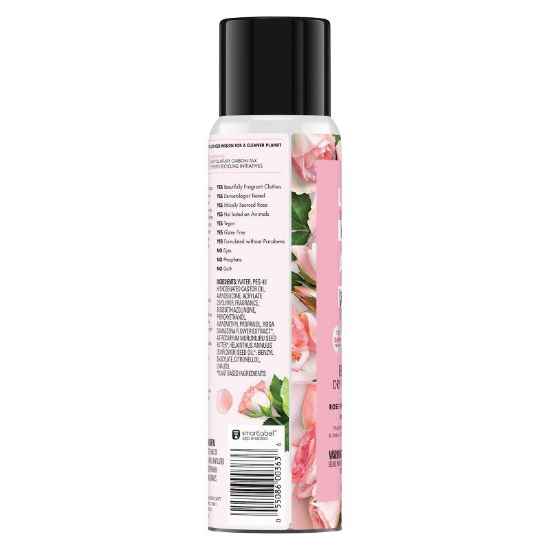 Love Home & Planet Rose Petal & Murumuru Re-Wear Dry Wash Spray - 6.76 fl oz