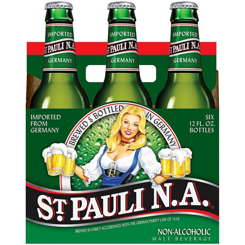 St. Pauli N.A. Non-Alcoholic Beer - 6pk/12 fl oz Bottles