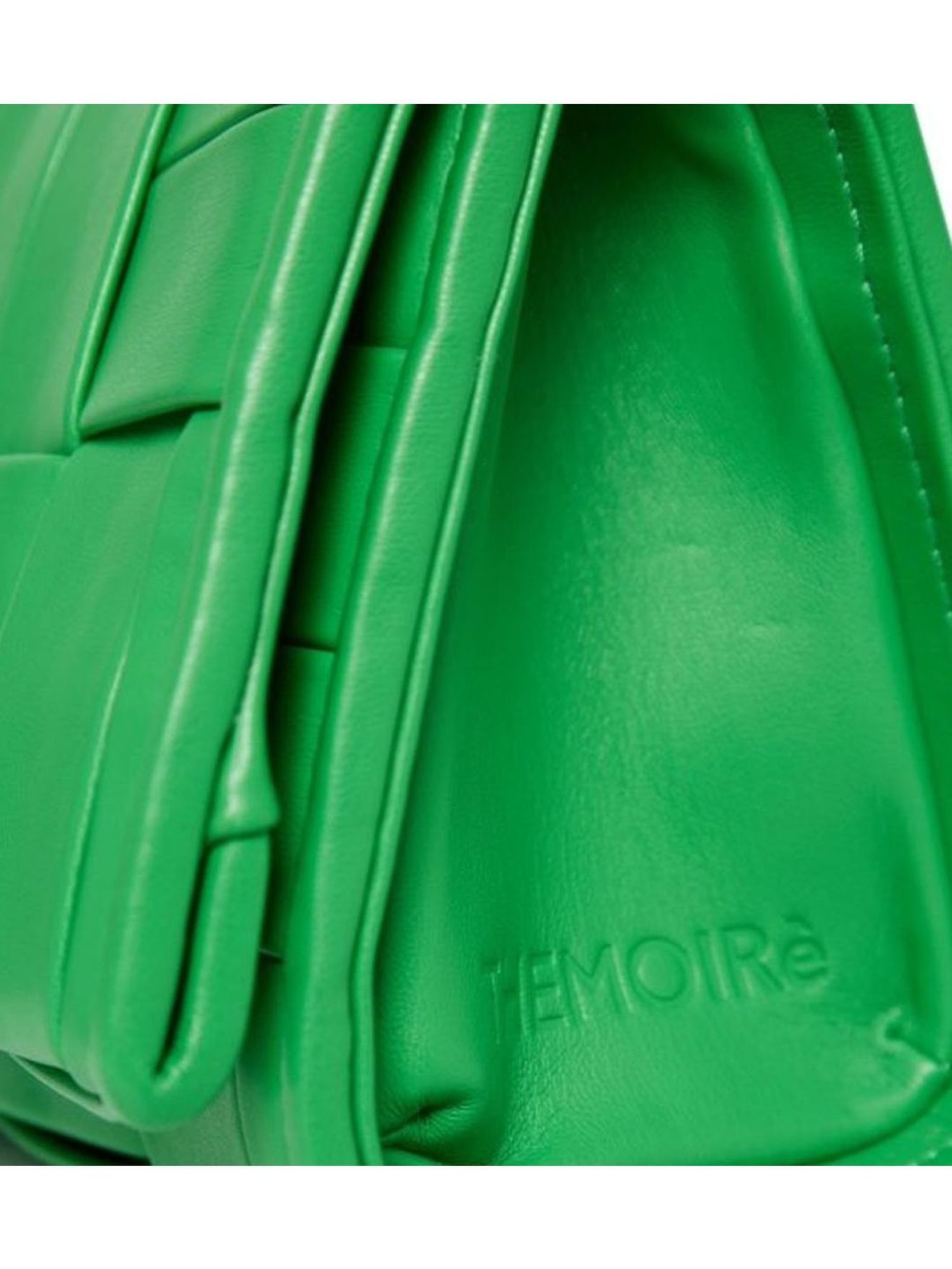 Themoire Teatree Feronia Flat Weaved Cross Body Bag