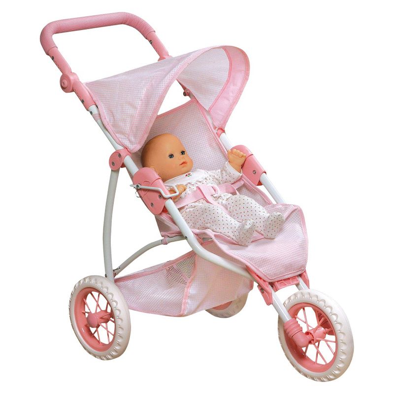 Badger Basket Three-Wheel Doll Jogging Stroller