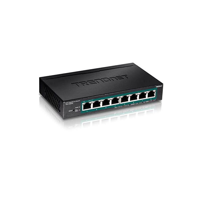 8Port Gigabit EdgeSmart PoE+ Switch 8 x Gigabit PoE+ Ports Desktop Switch 64W PoE Power Budget Managed PoE+ Switch Wall Mountable Desktop Ethernet SwitchLifetime ProtectionTPETG82ES