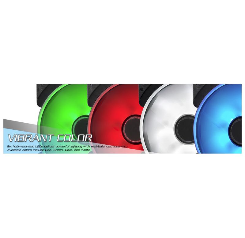 Fractal Design Prisma SL-14 Cooling Fan - 63.3 CFM - 19.4 dB(A) Noise - LLS Bearing - 3-pin - Blue LED - 11.4 Year Life