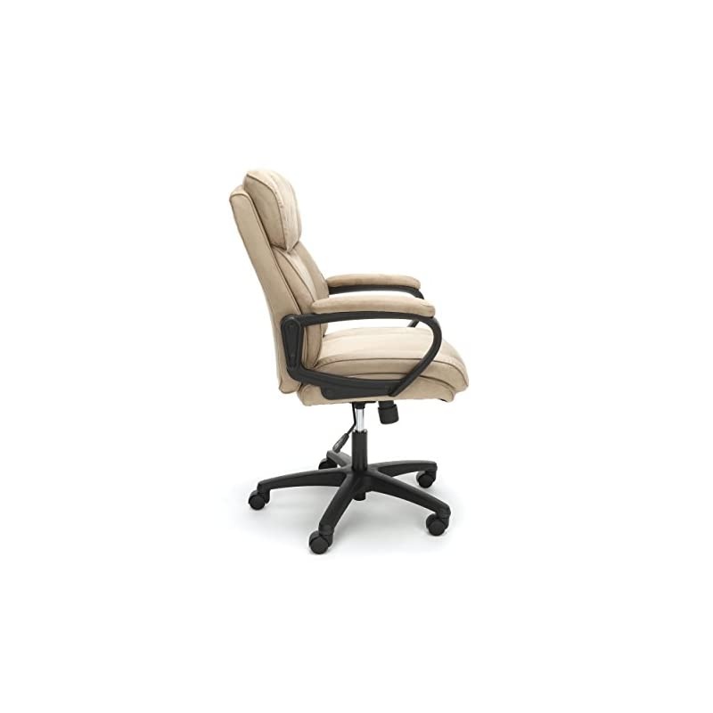 ESS Collection Plush Microfiber Office Chair, in Tan (ESS-3082-TAN)