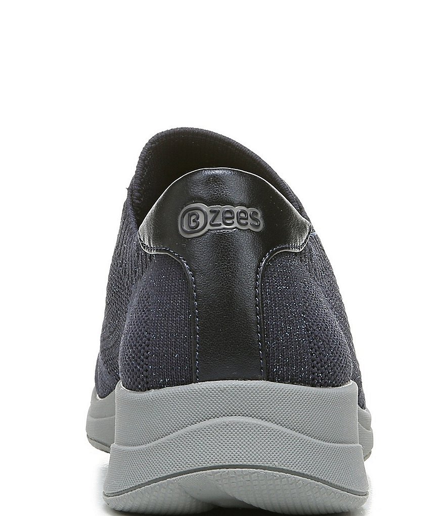 Bzees Premium Golden Knit Washable Slip-On Sneakers