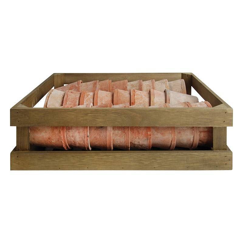 The HC Companies 3 Inch Round Plastic Sprite Decorative Indoor Flower Succulent Planter Pot with Drain Plug Hole, Artisan Taupe