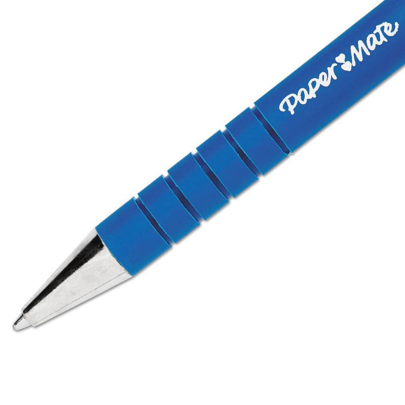 Paper Mate FlexGrip Ultra 12pk Recycled Ballpoint Retractable Pens - Blue Ink