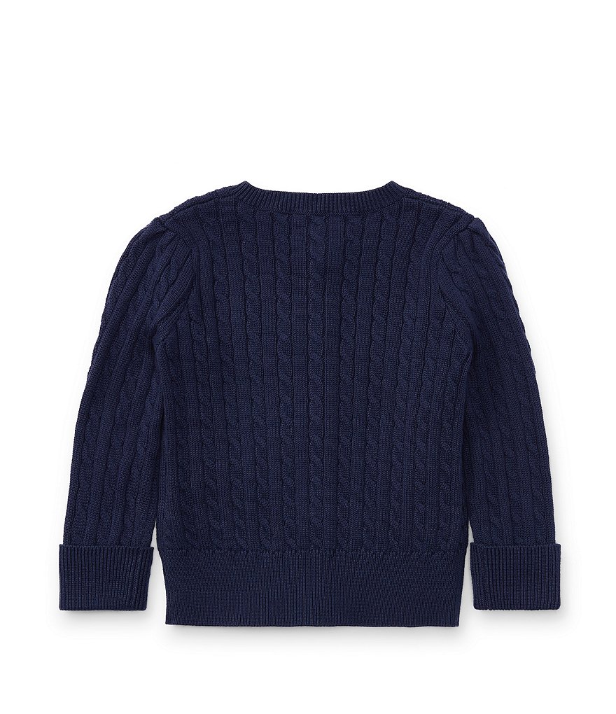 Ralph Lauren Childrenswear Baby Girls 3-24 Months Mini Cable-Knit Cardigan