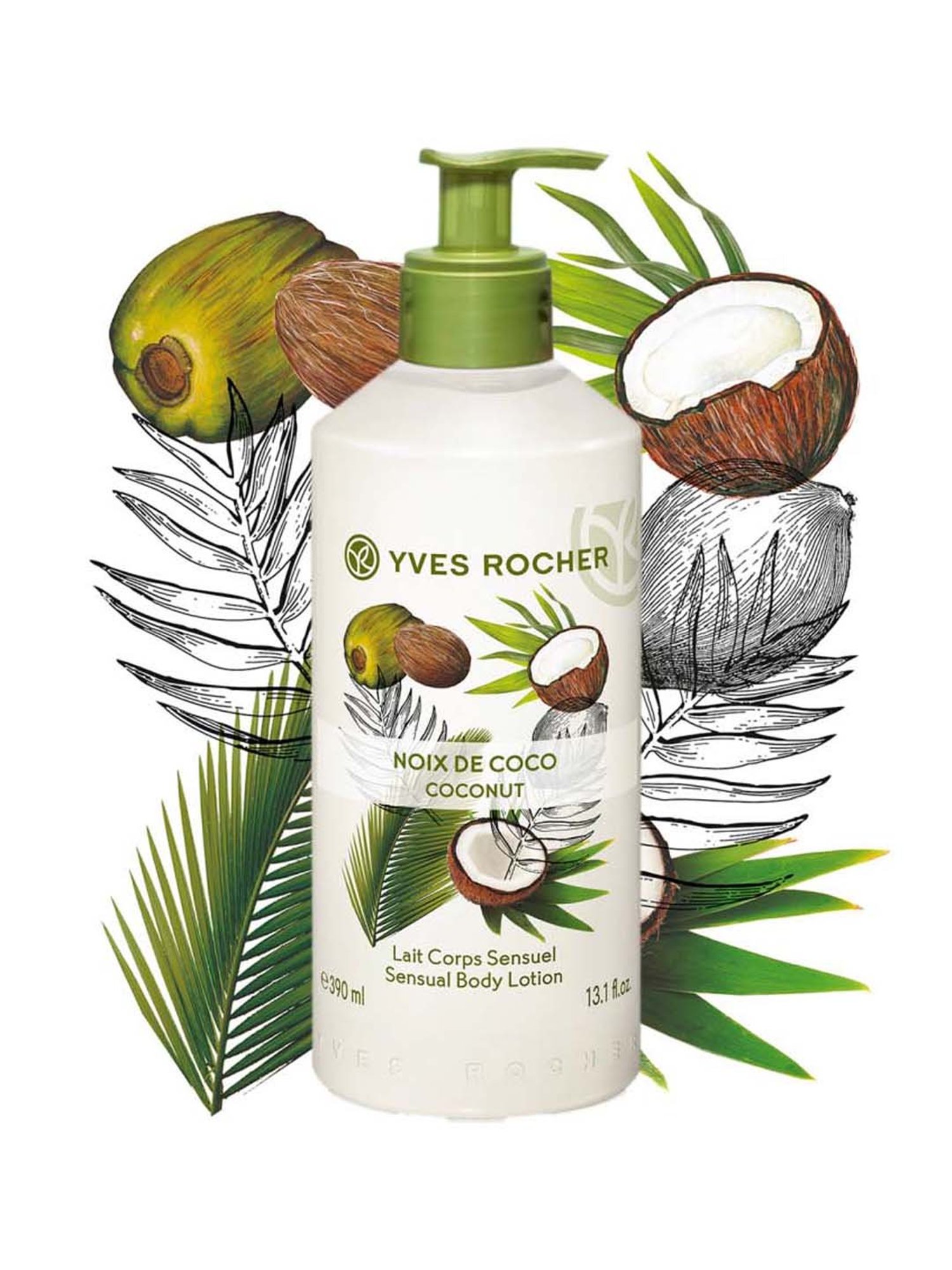 YVES ROCHER Sensual Body Lotion Noix Coco - 200 ml