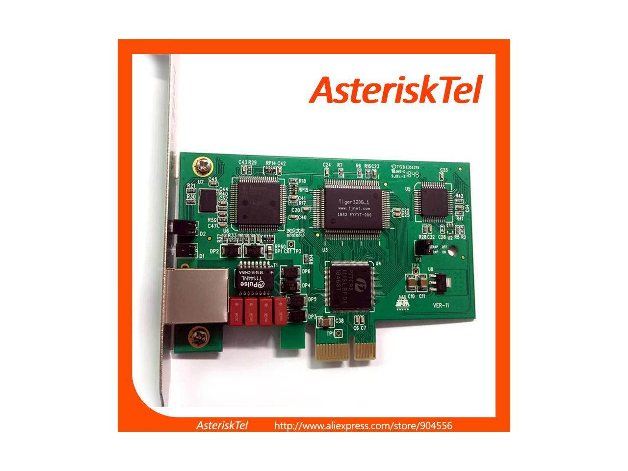 T1 Card E1 Card TE110E ,ISDN PRI SS7 Voice Card supports Asterisk FreePBX Issabel AsteriskNow Compatible with digium card driver dahdi , PCI-E connector,For IP PBX VoIP Phone Appliance VoIP Gateway