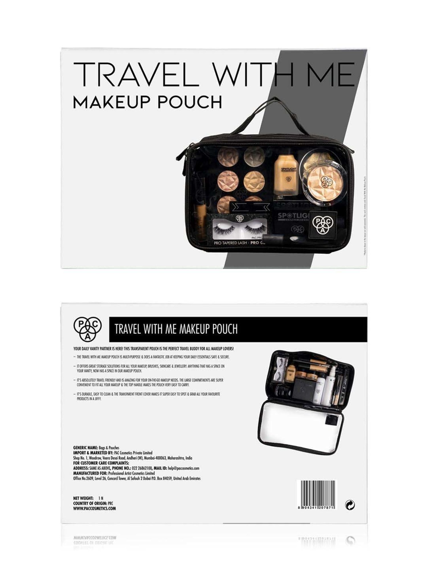 Colorbar Safari Small Flat Multicolored Pouch