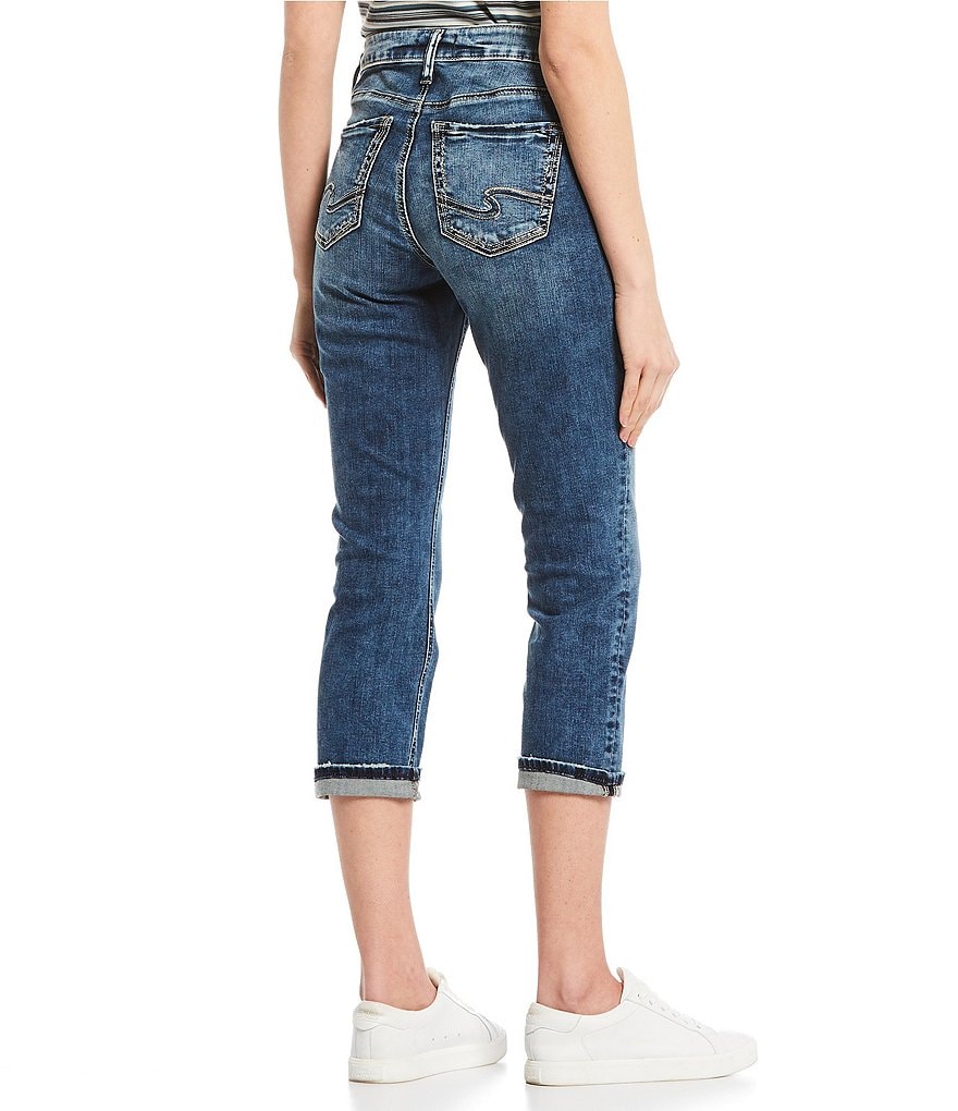 Celebrity Pink Destructed Cropped Skinny Jeans