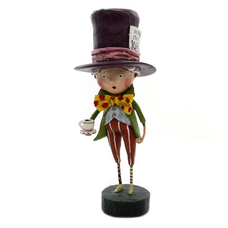 Lori Mitchell 7.5" Mad Hatter Alice Wonderland Tea Party  -  Decorative Figurines