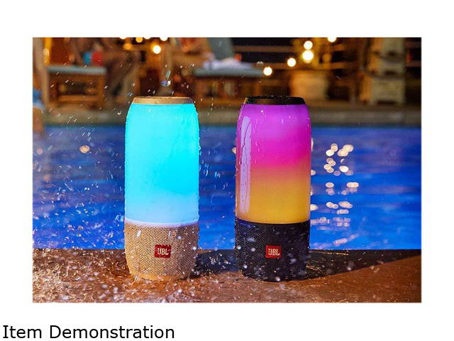 JBL Pulse 3 Portable Bluetooth Speaker (Black)