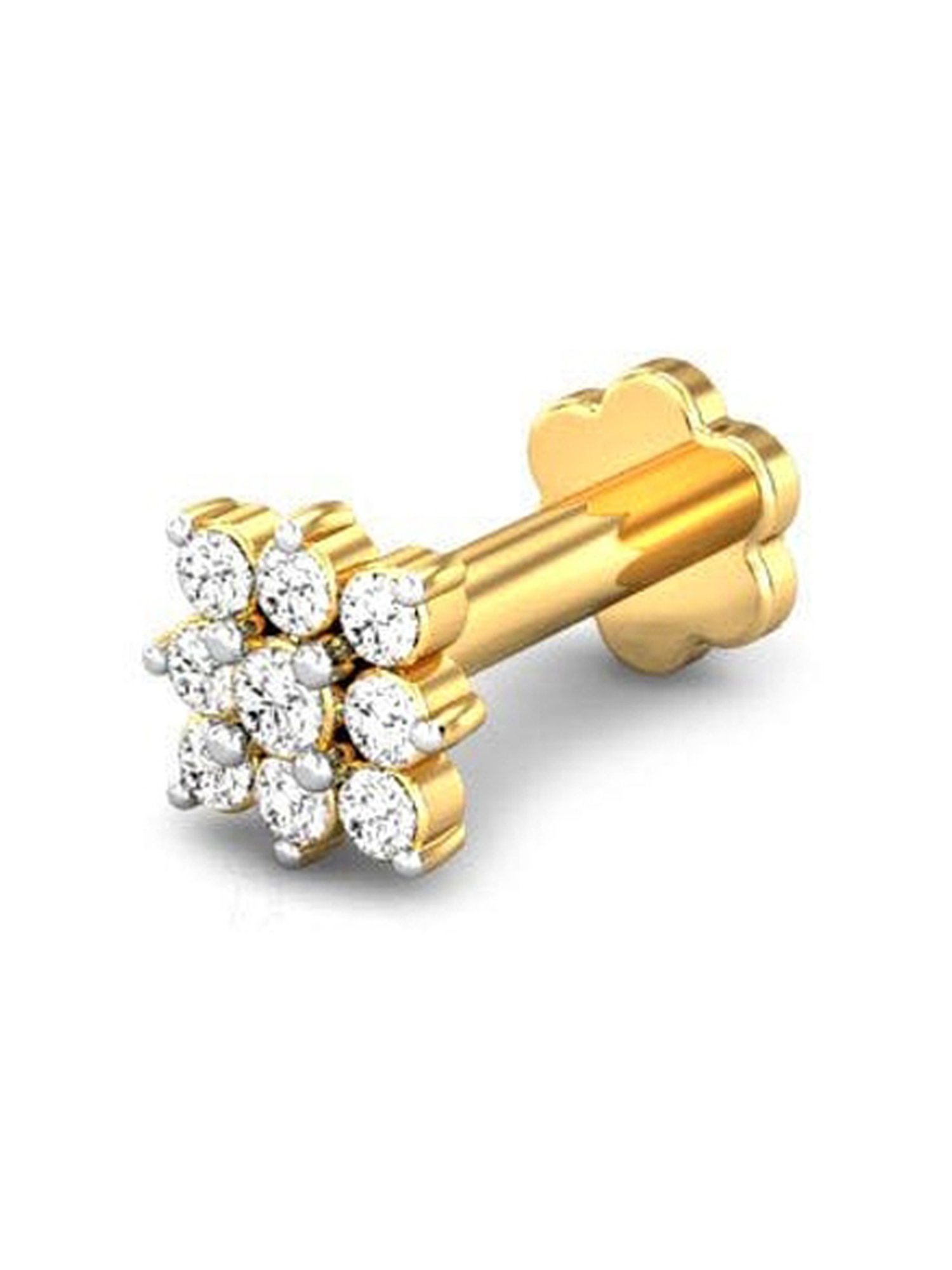Joyalukkas 18k Gold & Diamond Nosepin
