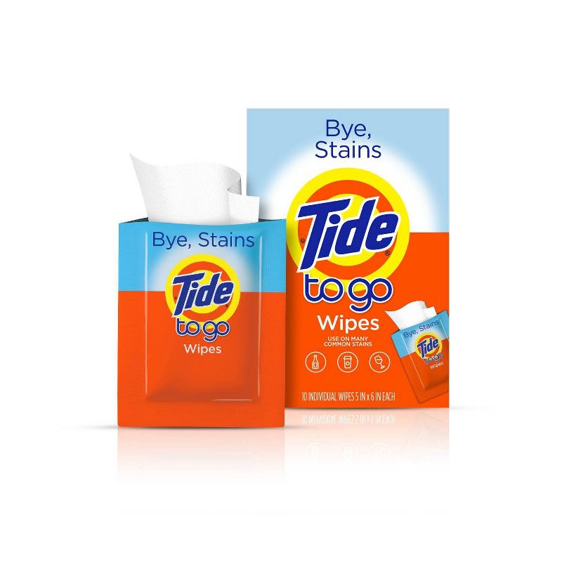 Tide To Go Instant Stain Remover Wipes - 10ct
