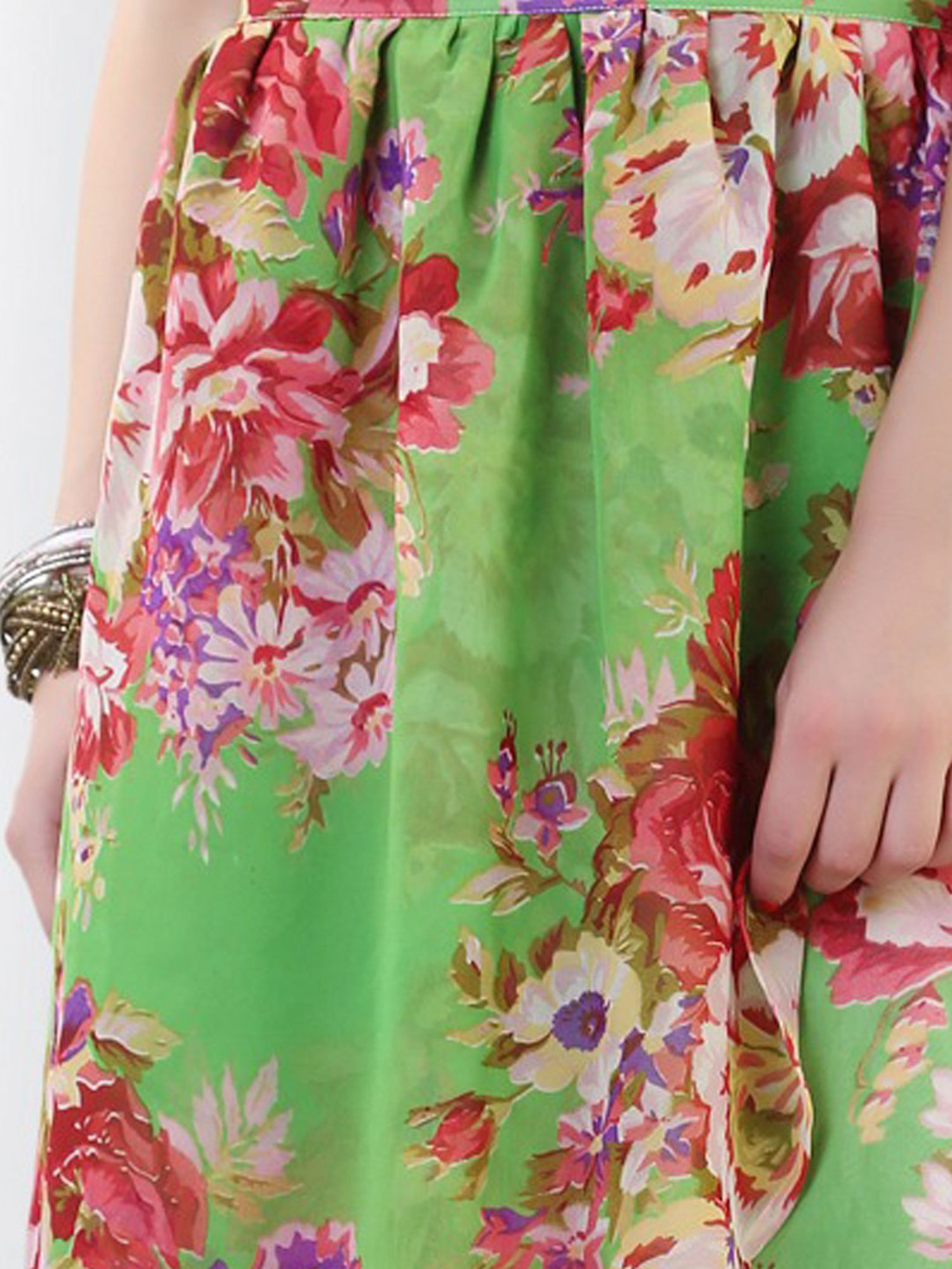 Belle Fille Multicolor Floral Print Skirt