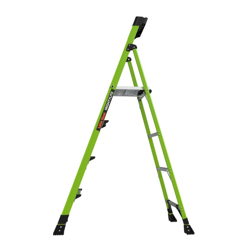 Little Giant Ladder Systems 6' model ANSI Type IAA 375 lb rated fiberglass Stepstool Apple Green