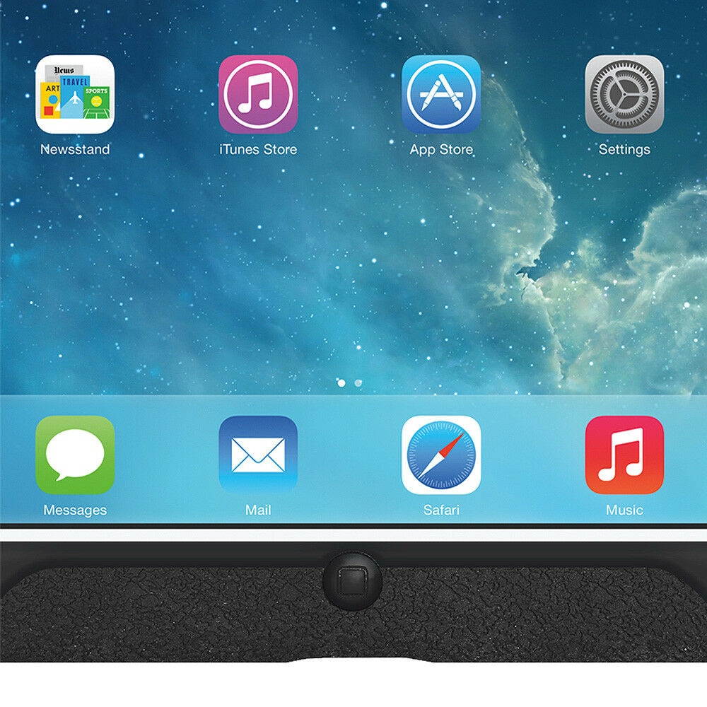 AMZER BLACK SILICONE RUBBER SOFT SKIN JELLY CASE COVER FOR APPLE iPAD MINI