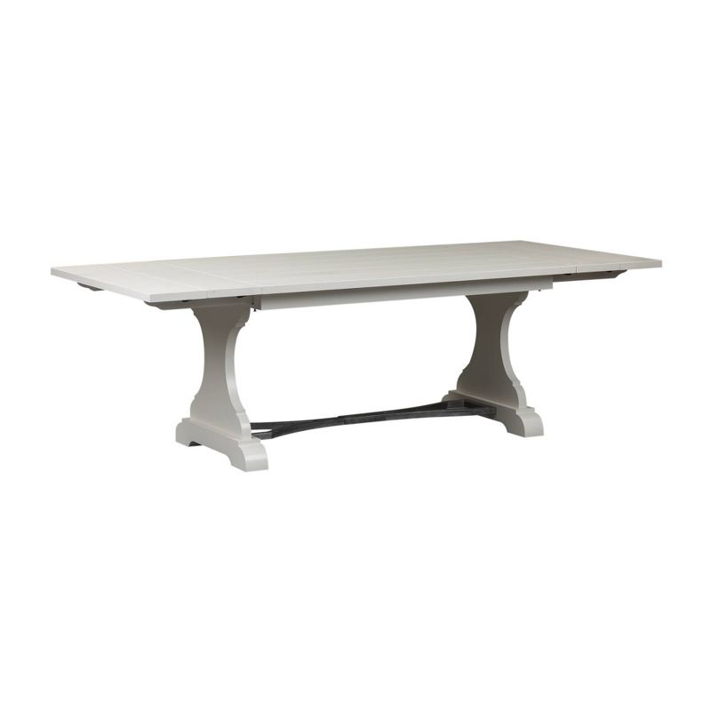Harbor View II Trestle Extendable Dining Table Linen - Liberty Furniture