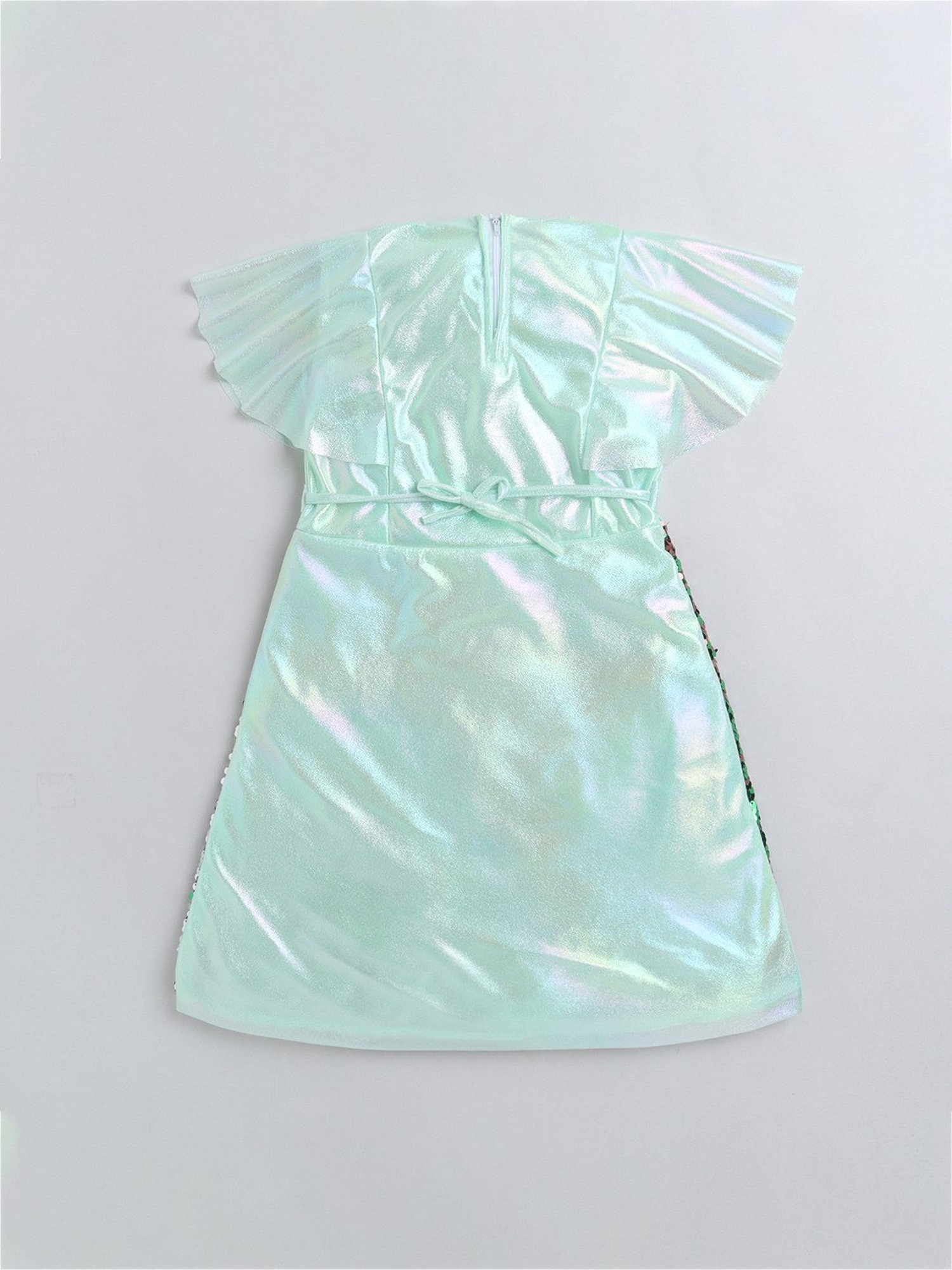 Many Frocks Kids Multicolor Embellished Dress