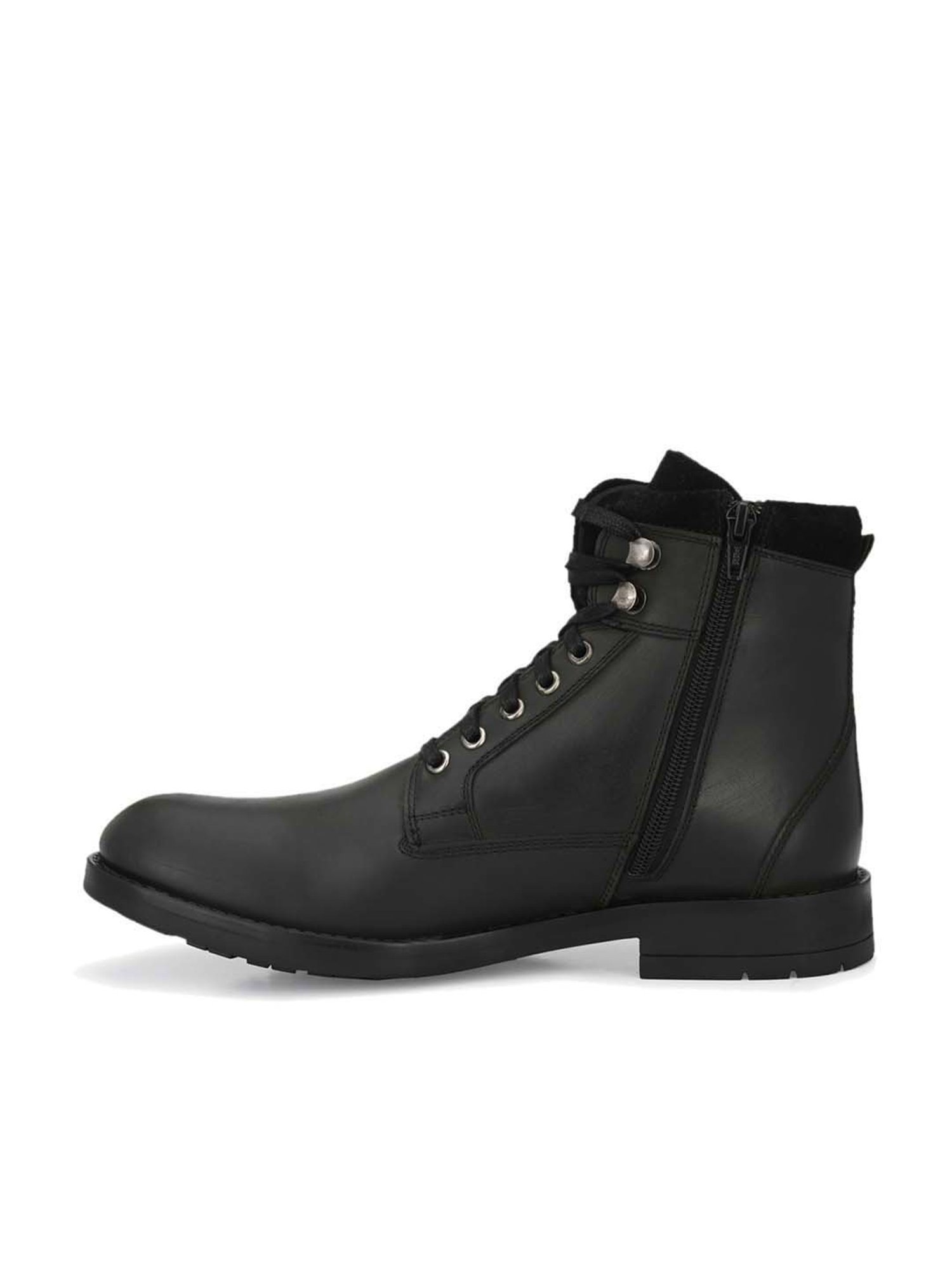 Delize Men's Black Derby Boots