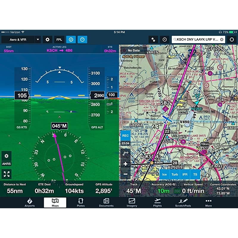 ADS-B Dual Band Receiver Aviation Weather and Traffic - External WAAS GPS, AHRS, Battery Pack, Suction Mount, Antennas, SDR