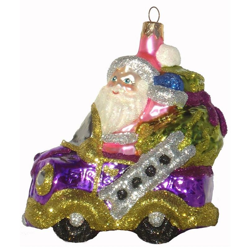 Larry Fraga Fireman's Hero Ornament Christmas Truck  -  Tree Ornaments