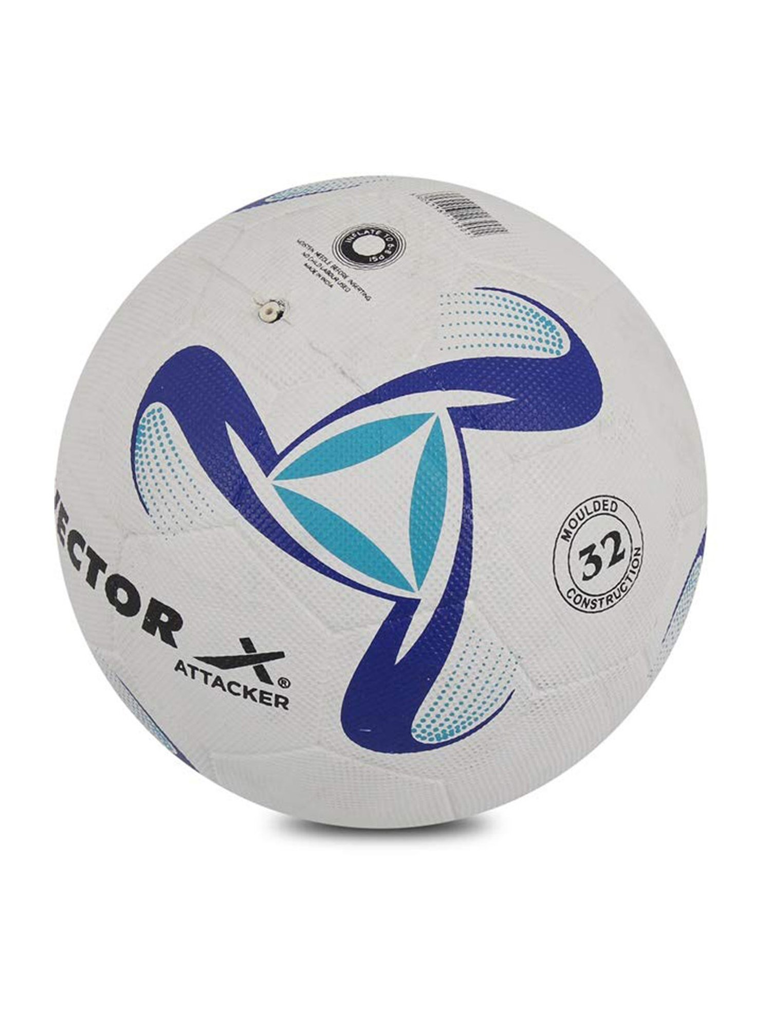 Vector X Off White & Blue Football - Size 5
