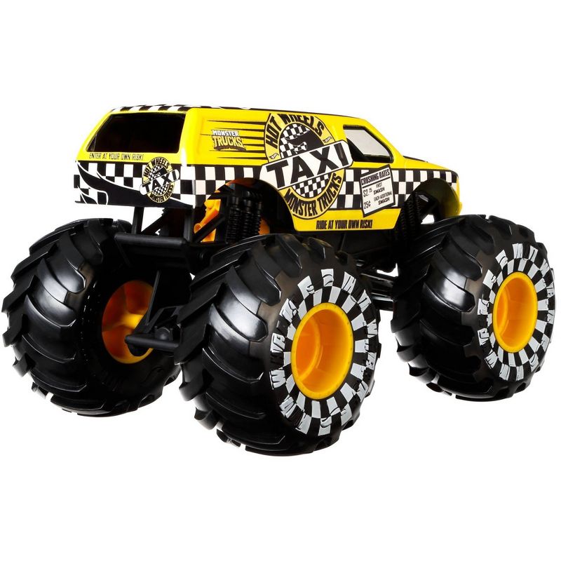 Hot Wheels Monster Trucks Taxi - 1:24 Scale Vehicle