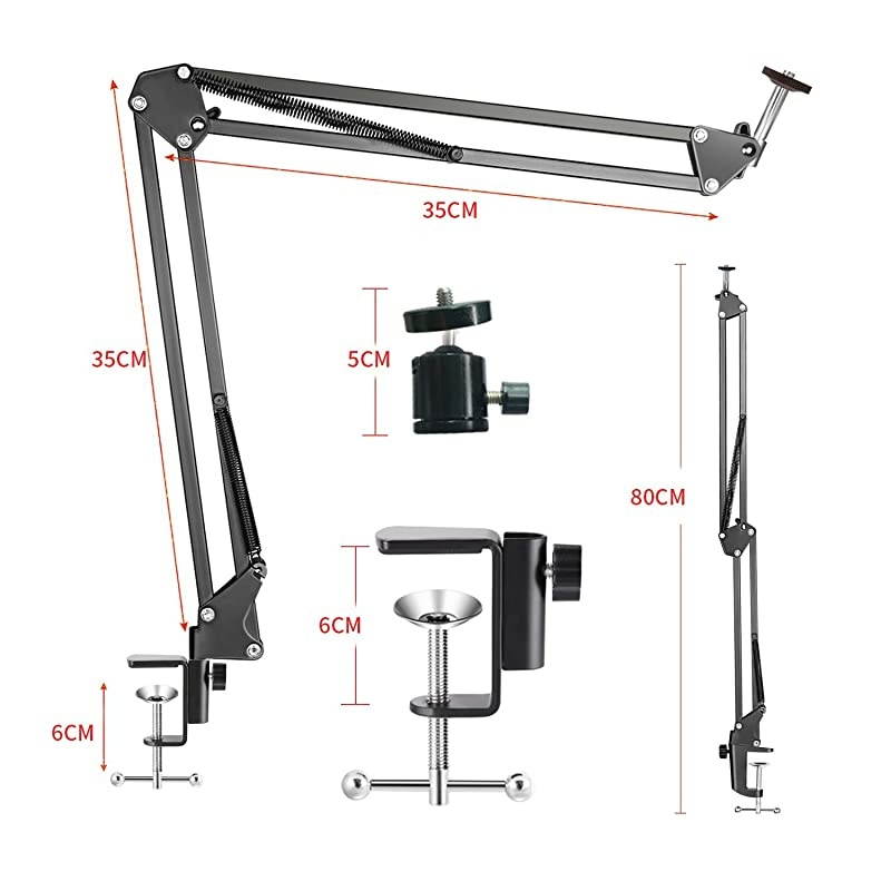 Webcam StandWebcam Clamp Mount Suspension Scissor Tripod Stand Holder Camera arm for Webcam W8 W5 C922 C930e C930 C920 C615