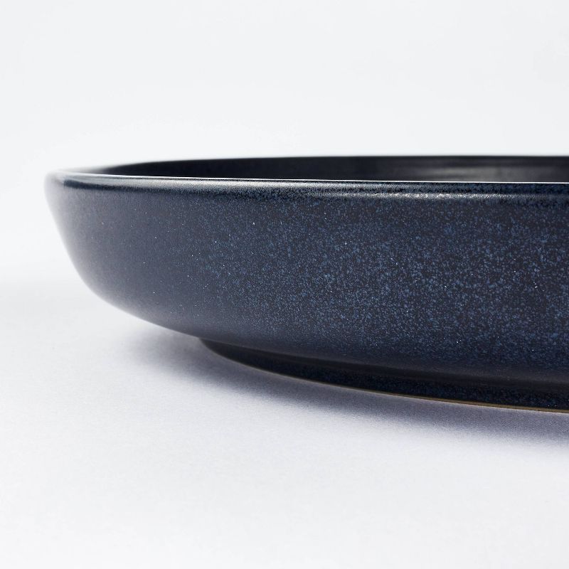 15" Stoneware Round Serving Platter Blue - Threshold™ designed with Studio McGee