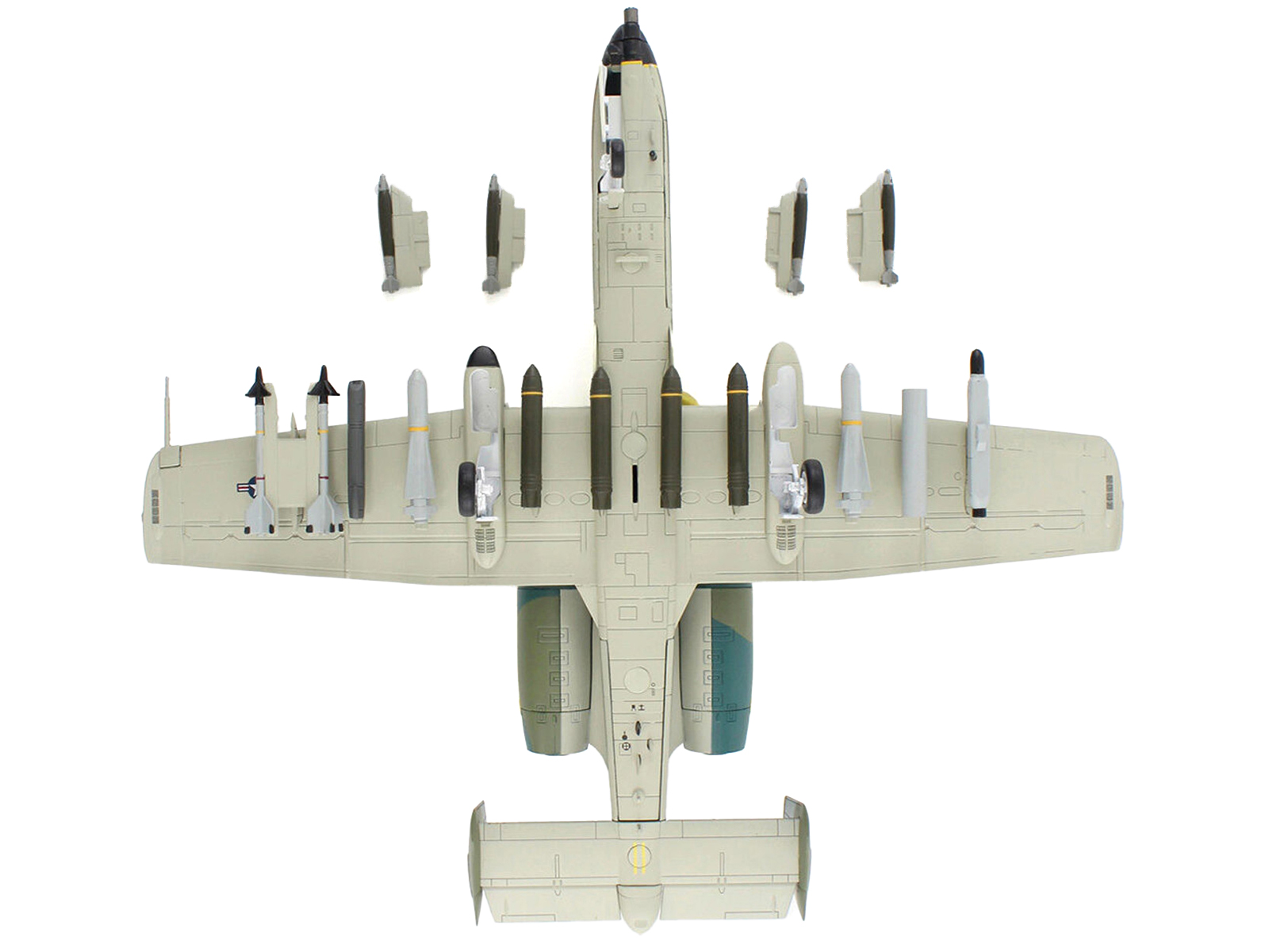 Fairchild Republic A-10C Thunderbolt II Attack Aircraft "Memphis Belle III Captain Lindsay 'Mad' Johnson Davis-Monthan Air Force Base" (2023-24) United States Air Force "Air Power Series" 1/72 Diecast Model by Hobby Master