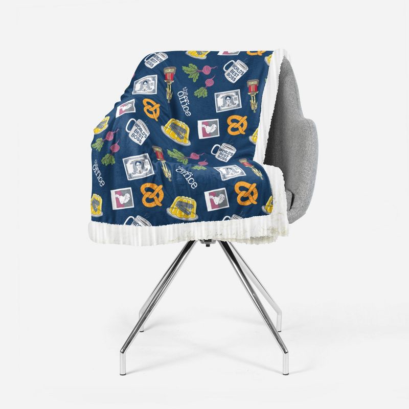 The Office Iconic Sherpa Blanket