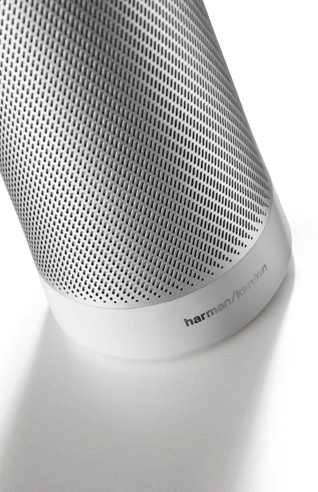 Harman Kardon INVOKE Voice-Activated Speaker with Cortana HKINVOKESILAM (Silver)