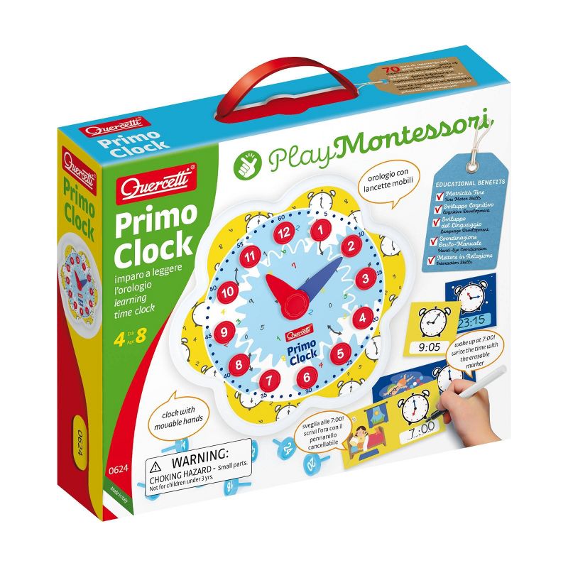 Quercetti Play Montessori Primo Clock