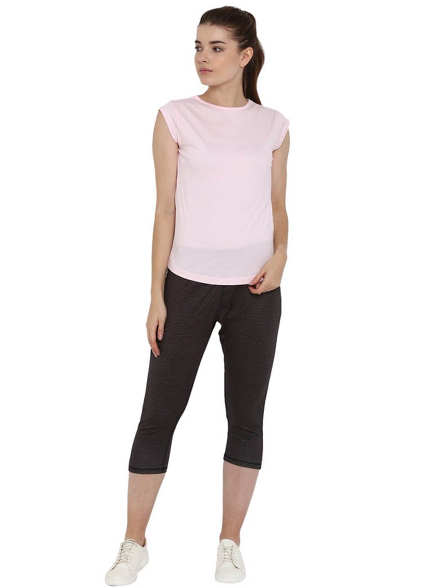 Appulse Light Pink & Dark Pink Cotton T-Shirt - Pack of 2