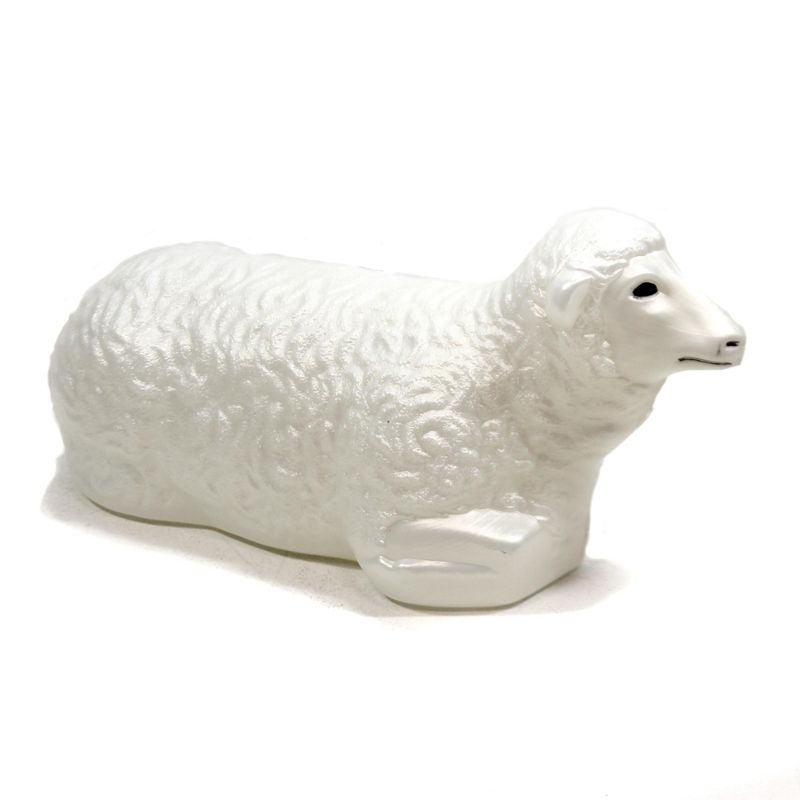 Christmas 8.5" Traditional Sheep Nativity Animal Christmas  -  Novelty Sculpture Lights