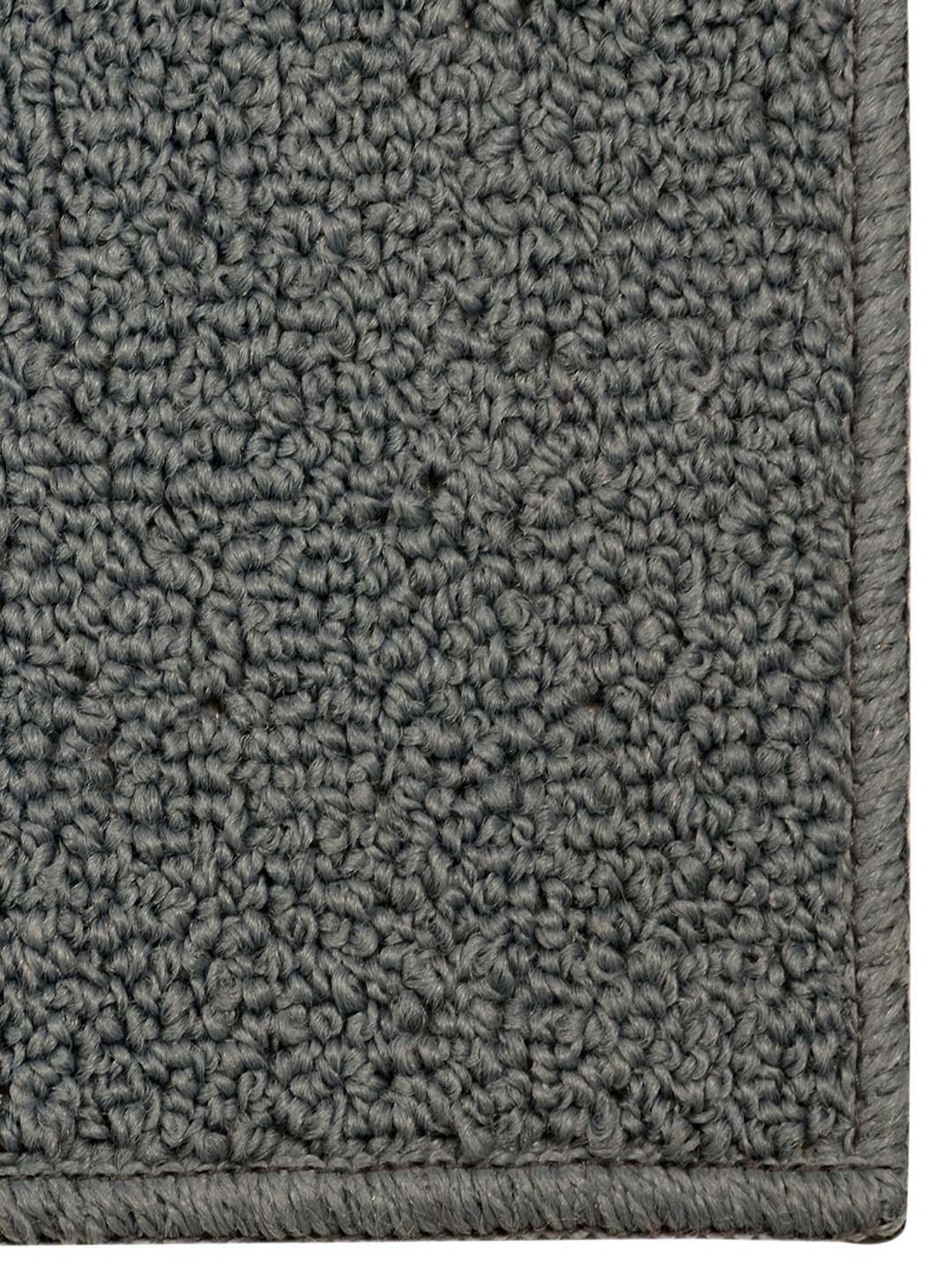 Saral Home Modern Dark Grey Polypropylene Carpet - Set of 1