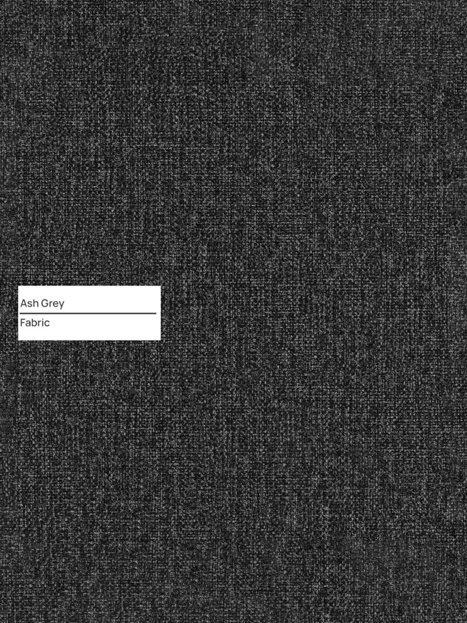 Trevi Manchester Quilted Black Fabric & Neem Wood 1 Seater Sofa