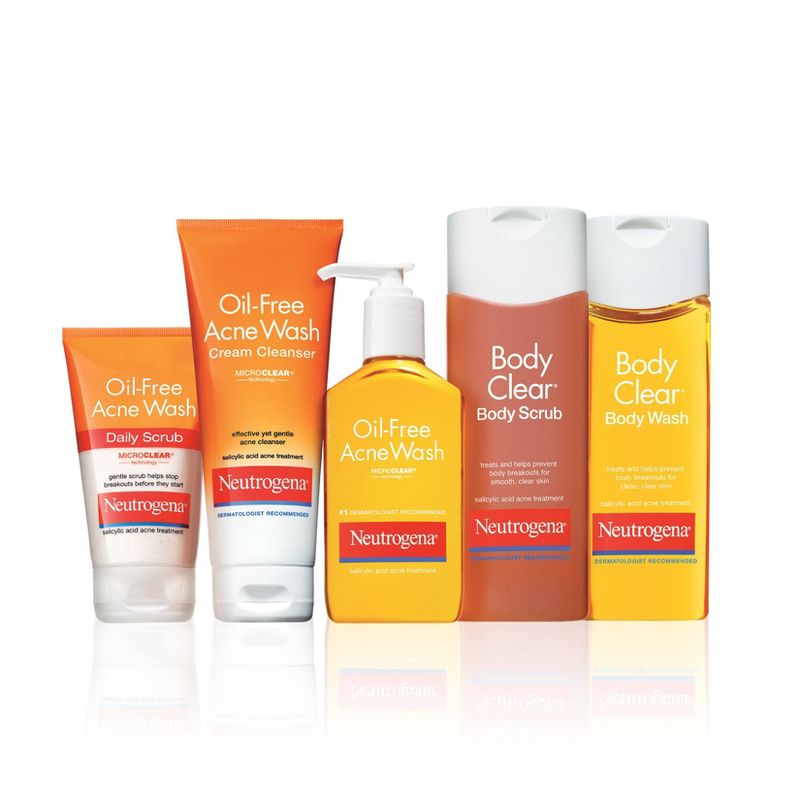 Neutrogena Oil-Free Acne Face Wash Cream Cleanser - 6.7 fl oz