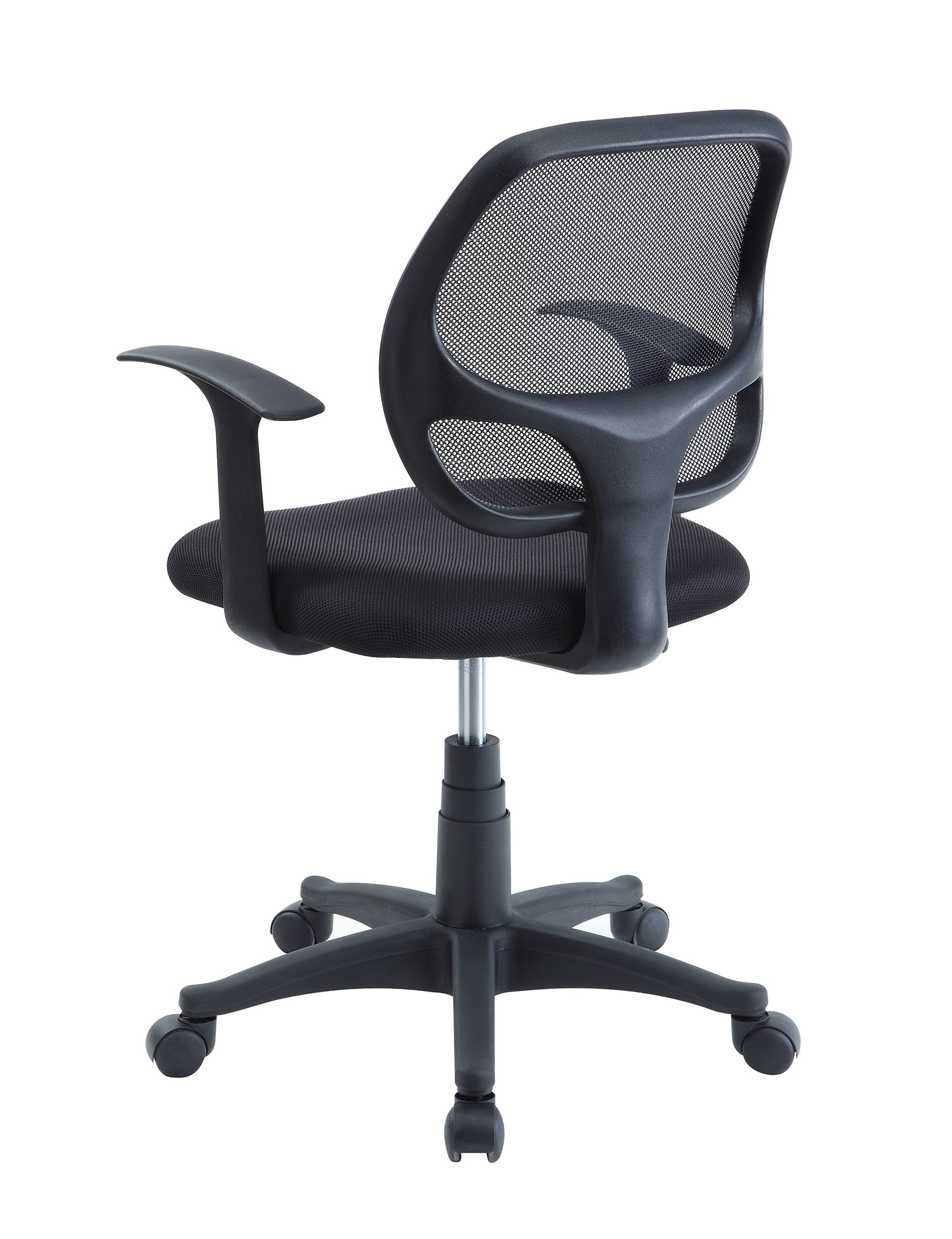 Mesh Office Chair with Arms, Black