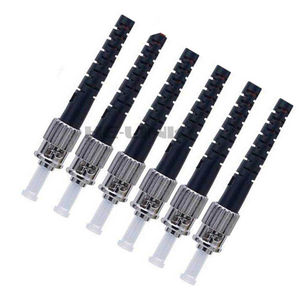 50M ST-ST Outdoor Armored Singlemode 6 Strands Fiber Optic Cable Patch Cord 9/125