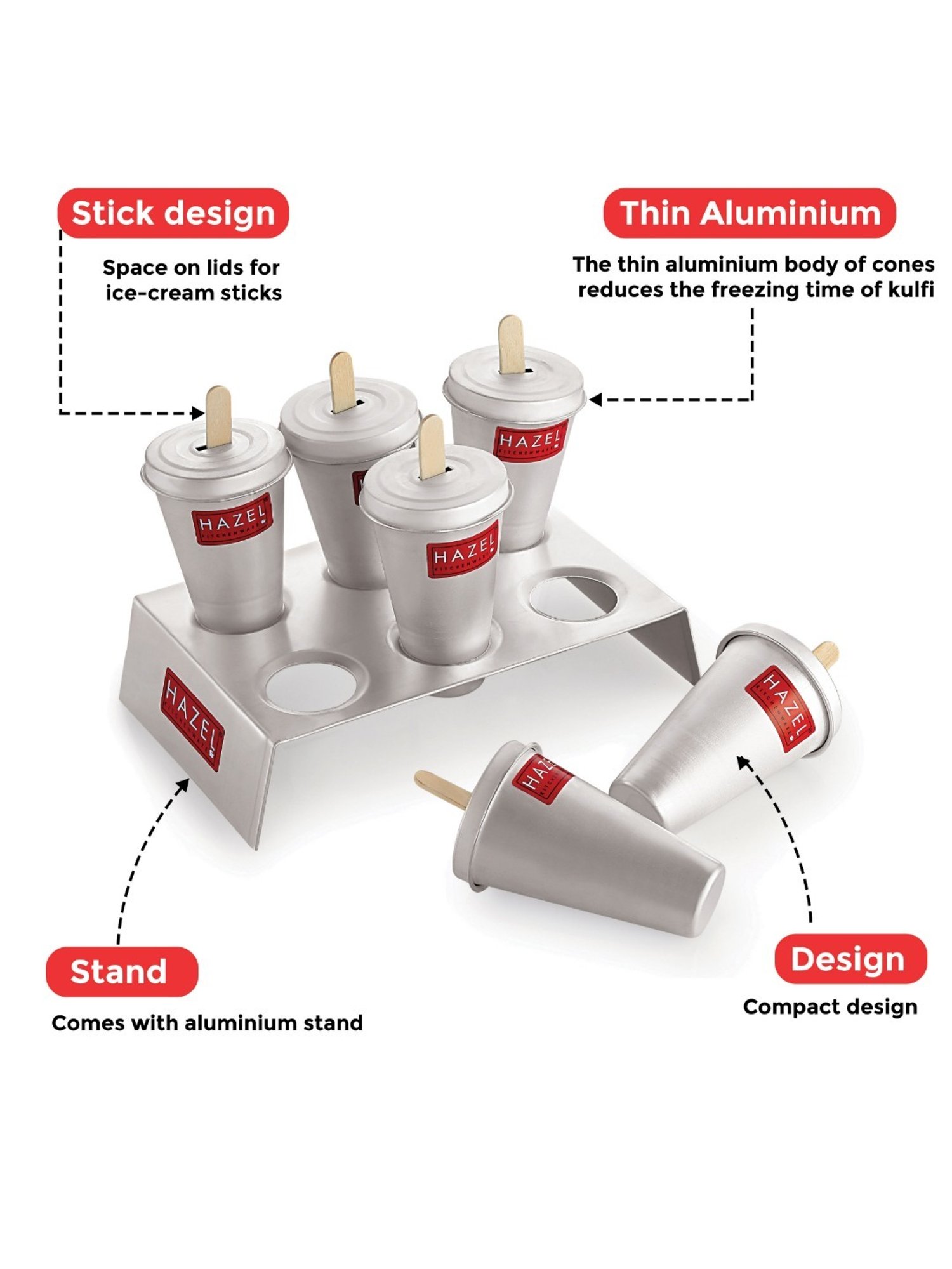 Zoku Multicolor Plastic Shark Ice Pop Mold (0.082 L)